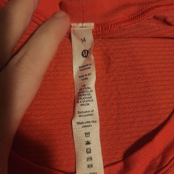 Pink Lululemon Long Sleeve Shirt - Picture 2 of 2